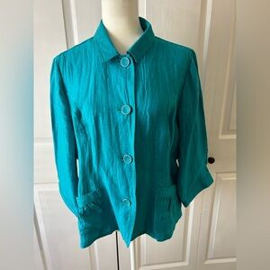 Chicos blazer woman size 2 jacket coat